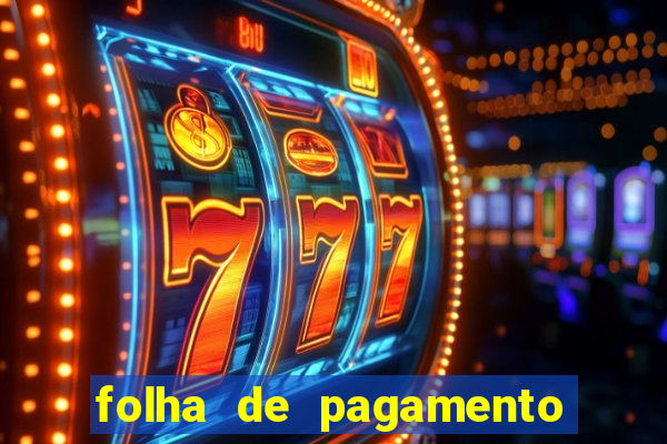 folha de pagamento para preencher word